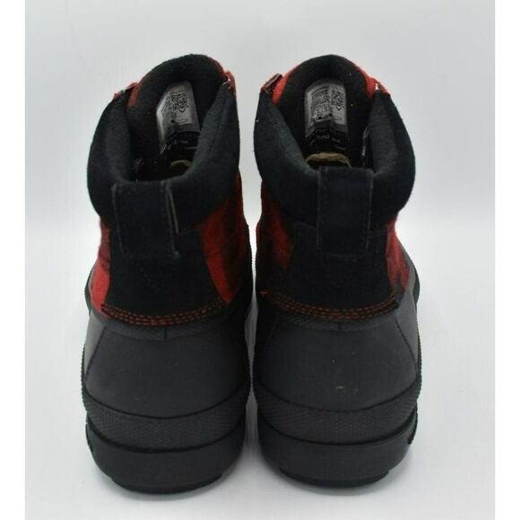 Sperry Men Sz 11.5 Top-Sider Cold Bay Chukka Buffalo Check Red Black Plaid Boots - Picture 8 of 10